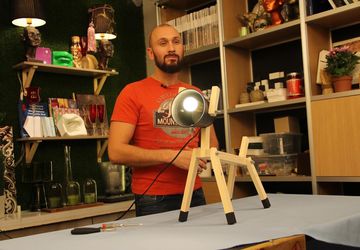 LET'S MAKE A CUTE LAMP IN THE SHAPE OF A DOG!