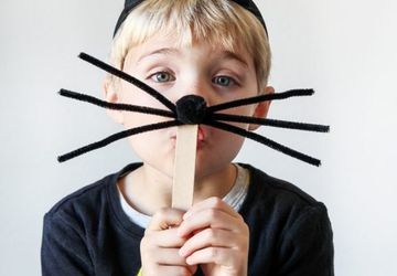Halloween Idea: Super-Easy Kitty Cat Costume!