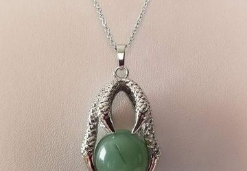 Silver Dragon Necklace/Dungeons and Dragons/Dragon Jewelry/Fairytale Dragon/Dragon Pendant/Fantasy Dragon Necklace/ Dragon Claw Necklace