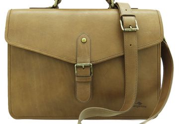 Men's brief case CANGURIONE 5135-031 DP/Light Brown
