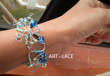 Butterfly cuff Bracelet Beaded bracelet for Women Bridesmaid woven bracelet Birthday gift her Delicate Filigree butterfly Christmas Gift her