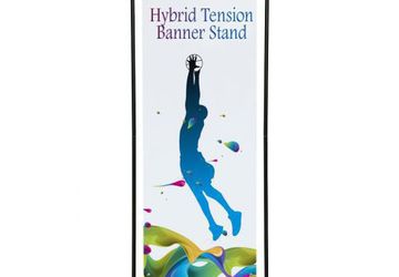 The Hybrid Tension Banner Stand - The Ultimate Adaptable Display
