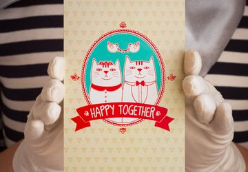 Postcard "Happy Together"