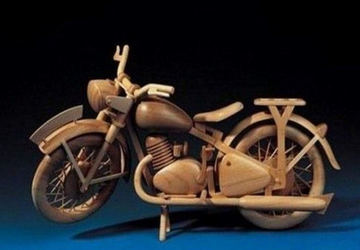 Wooden bike