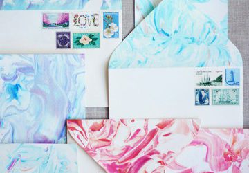 DIY Paper Marbling