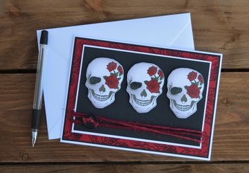 Skull Greetings Card
