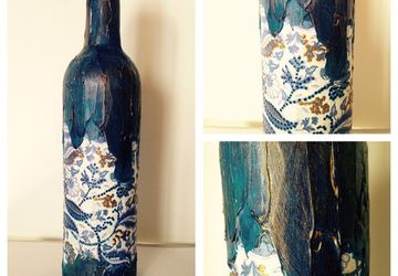A decorative bottle "Blue"