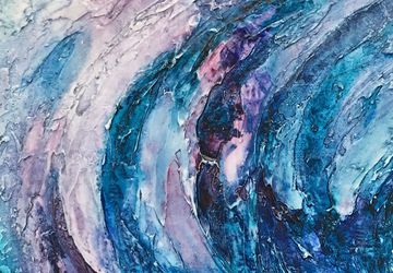 origina acrylic textured art