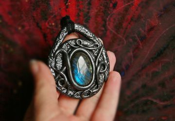 Labradorite amulet