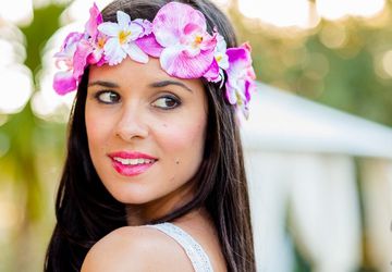 Handmade head decoration - wreath of flowers!