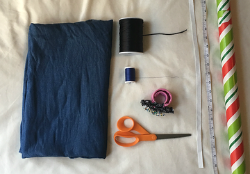 Backless dress with your own hands