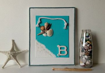 Coastal Wall Decor, Turquoise Coastal Wall Decoration