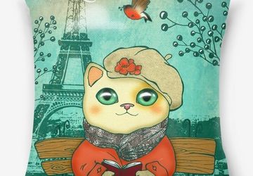 "From Paris with love" pillow