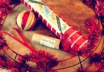 How To Make A Mesh Wreath
