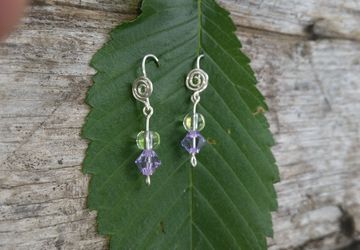 Sterling Silver Swarovski Crystal Earrings