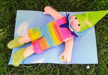 Nursery Room Art; Print of Sunbathing Elf; Children's Room Decoration; Gift Idea for Children; Gift for New Parents