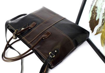Brown laptop bag, Vegan leather laptop bag, Large computer tote bag, Computer bag for women, Black bag, Ladies work bag