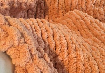 Big chunky arm knit blanket chenille, big knit blanket