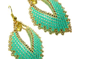 "Mint leaves" earrings