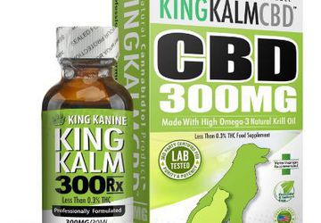 King Kanine CBD for Dogs | 300 mg CBD Infused with Hemp and Krill Oil