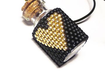 Bottle-shaped pendant