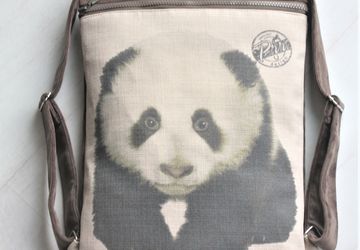 Cute panda print rucksack