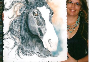 Just a cowgirl with a paint brush - Artist Bio