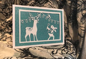 A Christmas Wish papercutting template