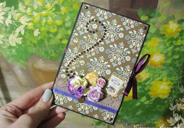 A case for a gift certificate "Attention..."