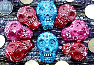 Selfhardening clay magnets