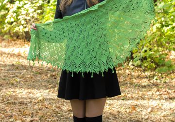 "Birch" shawl