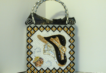 Art Deco Jeweled Tote bag