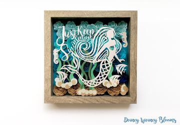 Mermaid Decor Shadow box