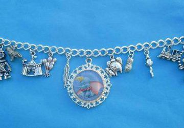 Circus Elephant charm bracelet
