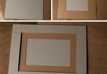 Make A Textured Picture Frame