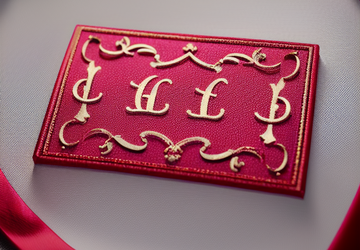 How to make a gift for monogrammed