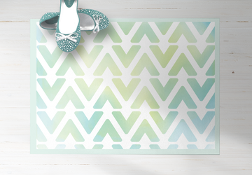 Lovely Green, PVC Carpet, Home Decor, Area Rug, Floor Rug, Linoleum Rug, Kitchen Rug, Colorful Rugs, New Home Gift, Home Design, Vinyl Rug