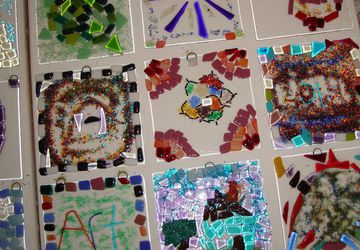 Fusing Fun class with glass artist, Liz Braun