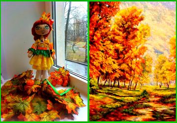 Interior doll "Lady Fall"