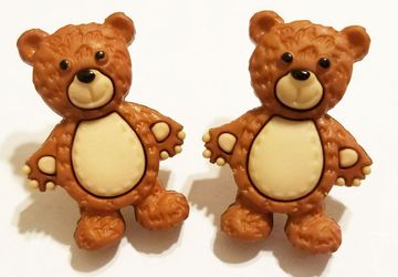 Teddy Bear Post Earrings #1