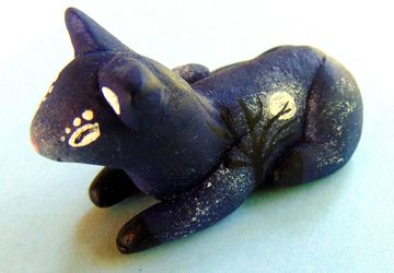 Night Sky Cat Sculpture