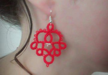 Earrings "Oriental beauty"