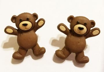 Teddy Bear Post Earrings #3