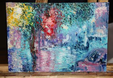 A painting "Night city"