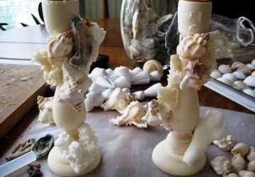How To Make A Candle Holder Made Of Shells