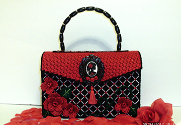 Red and Black Handbag