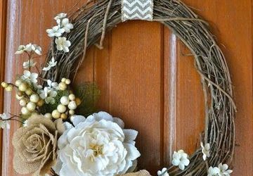 DIY Spring wreath