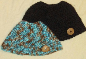 Bun Hats, messy bun hats