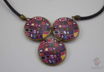 Gustav Klimt Indigo Necklace - CIDK-0-41
