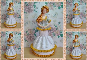 A workshop "How to knit a doll" (vintage)